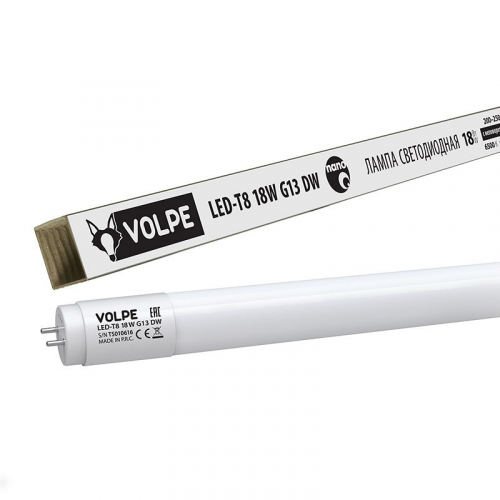 Лампы светодиодные Volpe LED-T8-18W/DW/G13/FR/FIX/N, цена за 1 шт