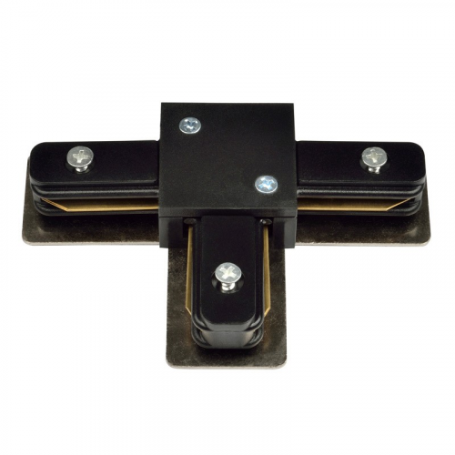 Однофазные трековые системы Volpe UBX-Q121 K31 BLACK 1 POLYBAG Соединитель для шинопроводов Т-образный, цена за 1 шт