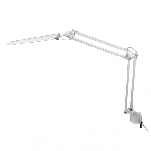 Светильник настольный на струбцине TLD-524 White/8W/LED/500Lm/4500K/Dimmer/Цвет-белый, цена за 1 шт