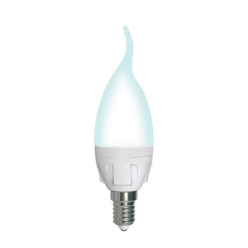Лампы светодиодные Uniel LED-CW37 7W/4000K/E14/FR/DIM PLP01WH картон, цена за 1 шт