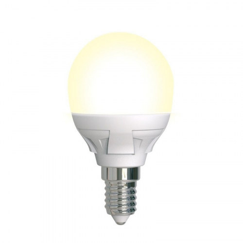 Лампы светодиодные Uniel LED-G45 7W/3000K/E14/FR/DIM PLP01WH картон, цена за 1 шт