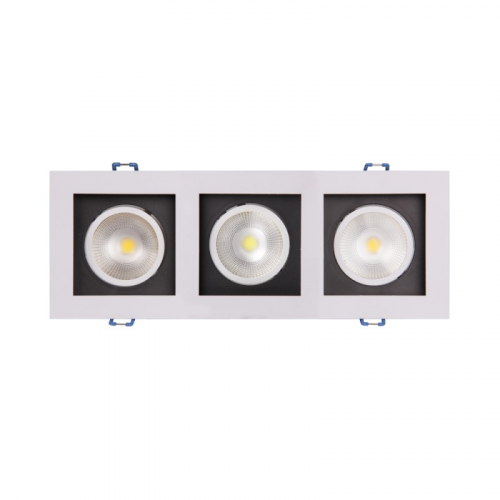 Светильники светодиодные встраиваемые / PSP-S 213 3x8W 4000K 55° White IP40 (5005662), цена за 1 шт