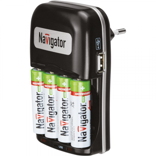 Зарядное устройство Navigator 94 473 NCH-404USB, цена за 1 шт