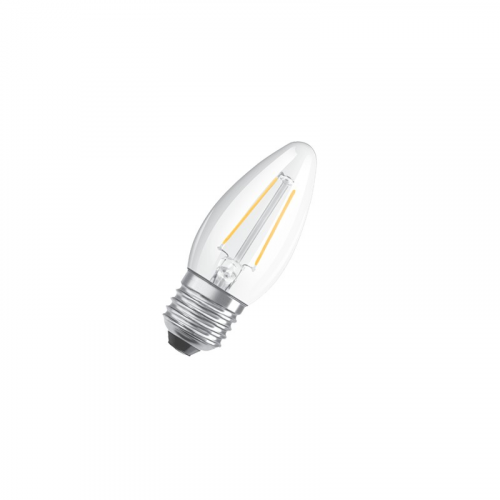 FIL LSCL B60 5W/827 230V CL E27 600lm - LED лампа свеча OSRAM (LEDVANCE), цена за 1 шт