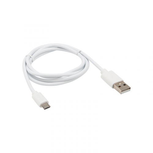 Кабель USB-A – micro USB, 1А, 1м, ПВХ, белый REXANT, цена за 1 шт