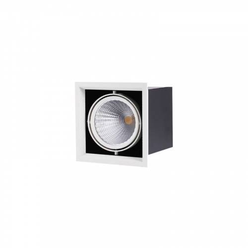 FL-LED Grille-111-1 30W 3000K 185*185*150мм 30Вт 2400Лм (светильник карданный светодиодный белый), цена за 1 шт