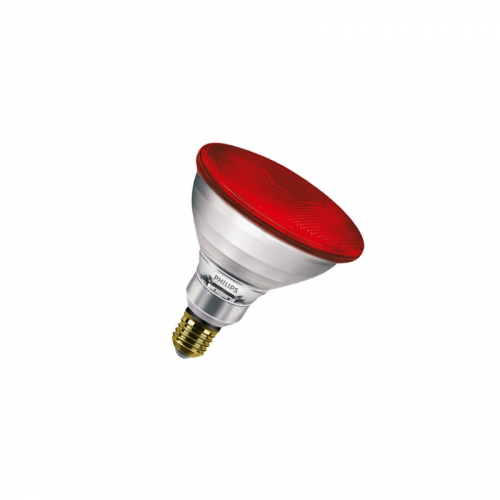 PHILIPS PAR38 IR175R E27 230V d121x136 красная - инфракрасная лампа, цена за 1 шт