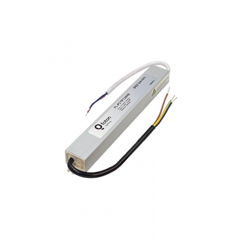 FL-PS TP12040 Pout= 40Вт, Uout=12В, Uin=175-240В, IP67, 220x30x20mm, 290г - метал. герм. транс-тор, цена за 1 шт