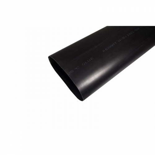 Трубка термоусаживаемая СТТК (3-4:1) среднестенная клеевая 180,0/58,0мм, черная, упаковка 1 шт. по 1м REXANT, цена за 1 шт