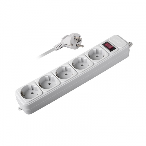 Сетевые фильтры / Сетевой фильтр ФАZА FOP-05GS-300-gy (серый) (5022997), цена за 1 шт