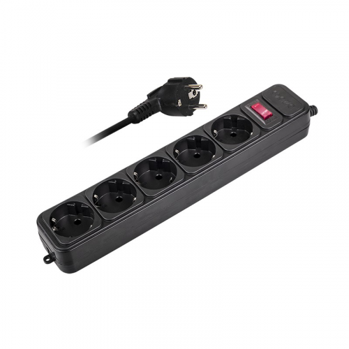 Сетевые фильтры / Сетевой фильтр ФАZА FOP-05GS-500-bk (черный) (5007666), цена за 1 шт
