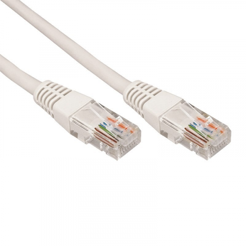 Шнур коммутационный, патч-корд, U/UTP RJ45-RJ45 CAT 5e, PVC, серый, 1м, REXANT, цена за 1 шт