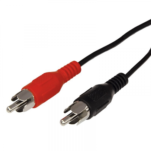 Шнур 2 RCA - 2 RCA, 1,5м, черный REXANT, цена за 1 шт