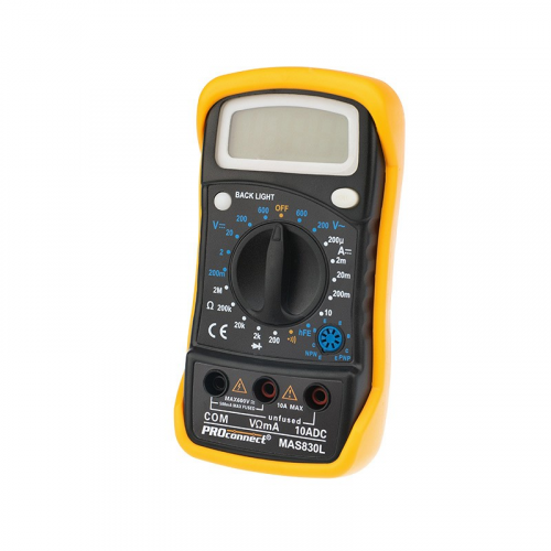 Портативный мультиметр MAS830L (DT850L) PROconnect, цена за 1 шт