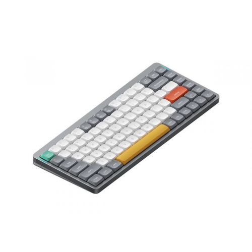 Клавиатура беспроводная механическая Nuphy AIR75 V2, low profile gateron 2.0, Aloe Switch, Bluetooth, RGB подсветка, 4000мАч, Серый AIR75v2-LG-21