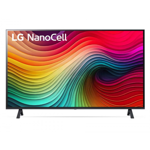 Телевизор LG 43 LED, UHD, Smart TV (webOS), Звук (20 Вт (2x10 Вт)), 3xHDMI, 2xUSB, RJ-45, Черный, 43NANO80T6A.ARUB