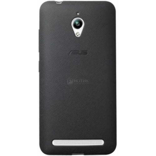 Чехол (клип-кейс) Asus для ZenFone Go ZC500TG Bumper Case, Полиуретан, Черный, 90XB00RA-BSL3P0