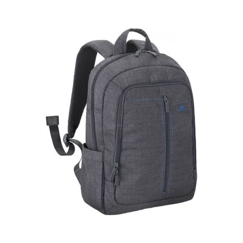 Рюкзак 15,6” RivaCase 7560 grey, Полиэстер, Серый