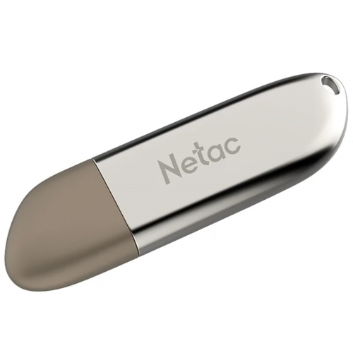 Флешка Netac U352, 128Gb, USB 3.0, Серебристый/Коричневый NT03U352N-128G-30PN