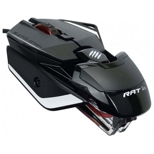 Мышь проводная Mad Catz R.A.T. 2+, USB, 5000dpi, MR02MCINBL000-0 Черный