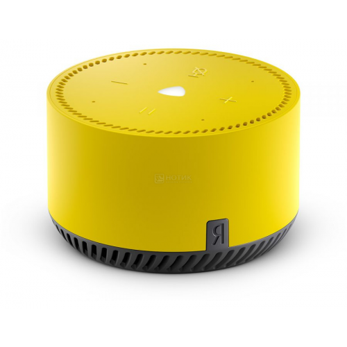 Умная колонка Яндекс.Станция Лайт c Алисой, Bluetooth, Wi-Fi, 5Вт, Желтый (Лимон), YNDX-00025Y