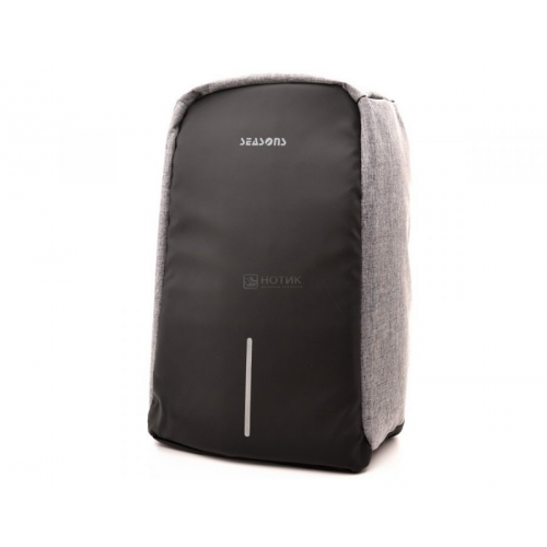 Рюкзак 15,6” SEASONS MSP3010-GY, Полиэстер, Серый