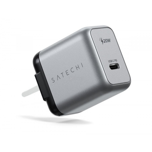 Сетевое зарядное устройство Satechi 20W USB-C PD Wall charger, USB Type-C (PD), Серый ST-UC20WCM-EU