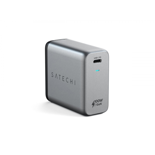 Сетевое зарядное устройство Satechi 100W USB-C PD Wall charger, USB Type-C (PD), Серый ST-UC100WSM-EU