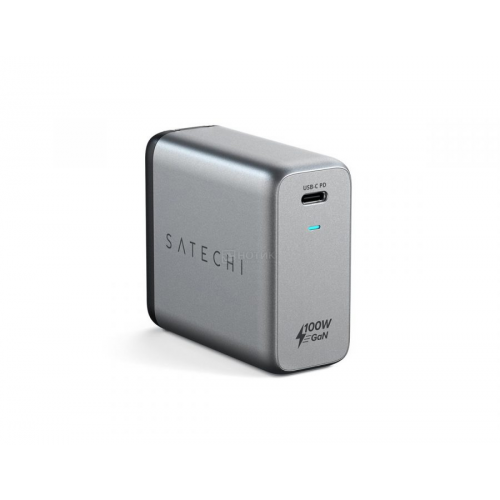 Сетевое зарядное устройство Satechi 100W USB-C PD Wall charger, USB Type-C (PD), Серый ST-UC100WSM-EU