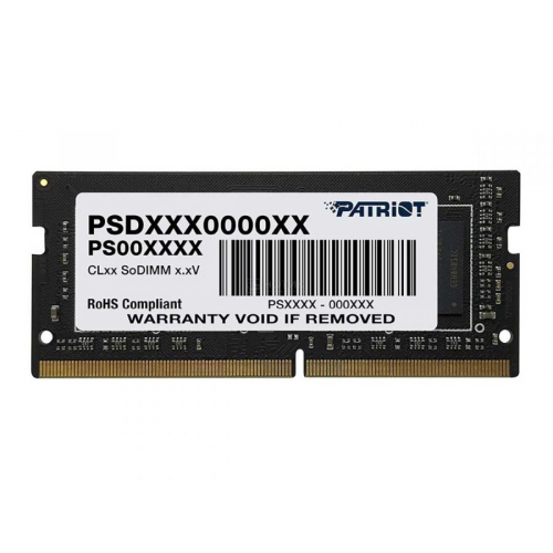 Модуль оперативной памяти PATRIOT Signature Line SO-DIMM DDR4 16ГБ PC4-21300, 2666MHz 1.2V, CL19, PSD416G266681S