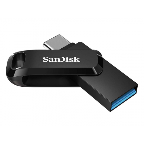 Флешка SanDisk Ultra Dual Drive Go 128Gb SDDDC3-128G-G46 USB 3.1/USB Type-C, Черный