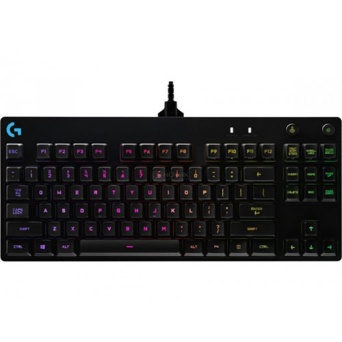 Клавиатура проводная механическая Logitech G Pro GX Blue, USB, Черный 920-009393