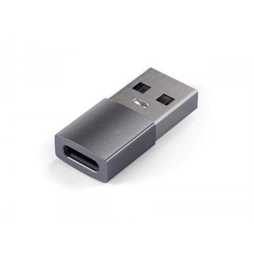 Адаптер Satechi Type-C USB Adapter USB 3.0 to Type-C, Серый ST-TAUCM