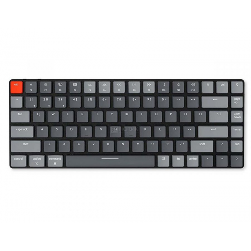 Клавиатура беспроводная механическая Keychron K3, Bluetooth, RGB, Red Switch, Черный/Серый K3E1