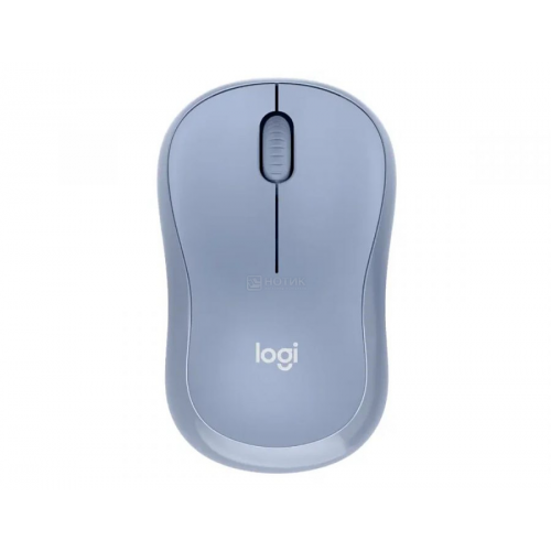 Мышь беспроводная Logitech M221 Silent, 1000dpi, Голубой 910-006111