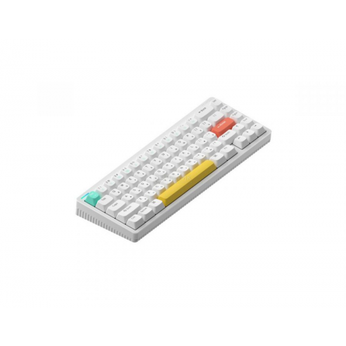 Клавиатура беспроводная механическая Nuphy Halo65, Gateron G Pro 2.0, Night Breeze Switch, Bluetooth, RGB подсветка, 4000мАч, Белый Halo65-RU-W-13
