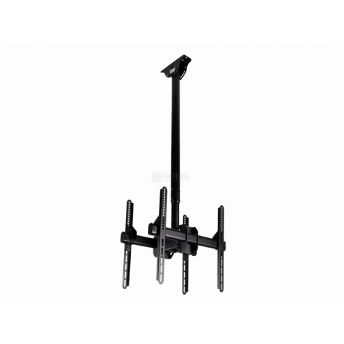 Кронштейн Arm Media LCD-1750 26"-65" макс.90кг, VESA: 100х100, 200х100, 200х200, 400х200, 300х300, 400x400, потолочный поворот и наклон, черный 10175