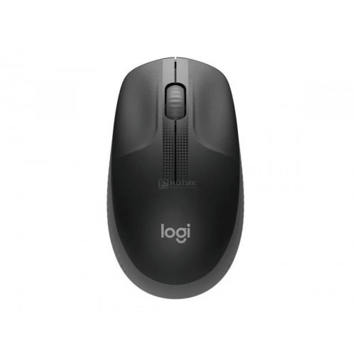 Мышь беспроводная Logitech M190, 1000dpi, Wireless/USB, Черный/Серый, 910-005906