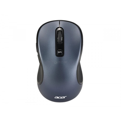 Мышь беспроводная Acer OMR306, 1600dpi, Wireless/USB, Серый/Черный ZL.MCECC.021