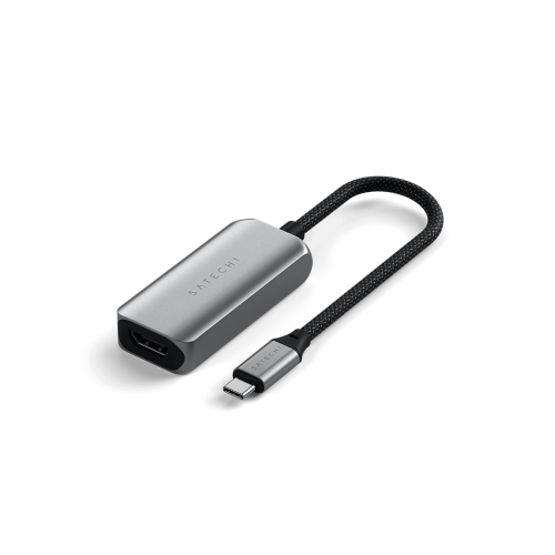 Переходник (адаптер) Satechi USB-C To HDMI 2.1 8K Adapter, Поддержка 8K/60Hz, Серый ST-AC8KHM