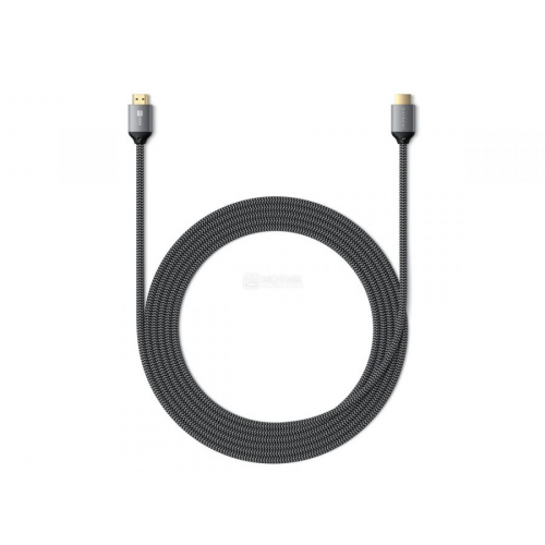 Кабель Satechi 8K Ultra high speed HDMI cable (HDMI to HDMI), Поддержка 8K/60Hz, 2м, Серый космос ST-8KHC2MM