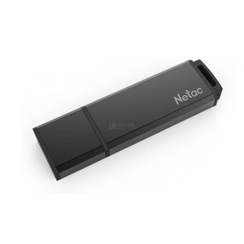 Флешка Netac U351, 128GB, USB 2.0, Черный NT03U351N-128G-20BK