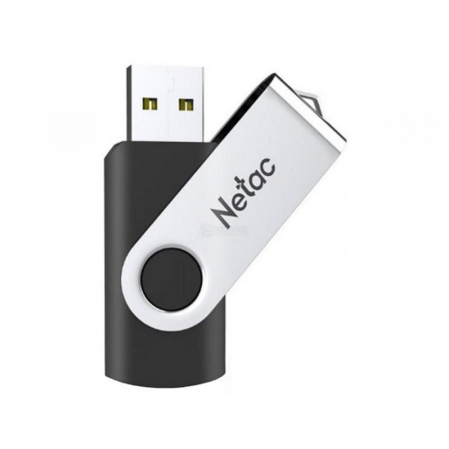 Флешка Netac U505, 256GB, USB 3.0, Черный/Серебристый, NT03U505N-256G-30BK