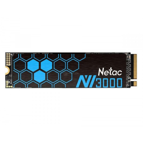 Внутренний SSD-накопитель Netac NV3000 2TB, M.2 2280, PCIe Gen3 x4, 3D NAND, 1200 TBW, Черный NT01NV3000-2T0-E4X
