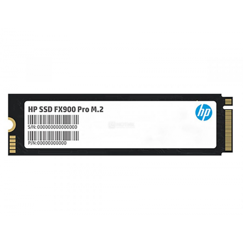 Внутренний SSD-накопитель HP FX900 Pro 512Gb M2 2280, PCIe Gen4 x4, NVMe, 3D NAND, 300 TBW, Черный 4A3T9AA