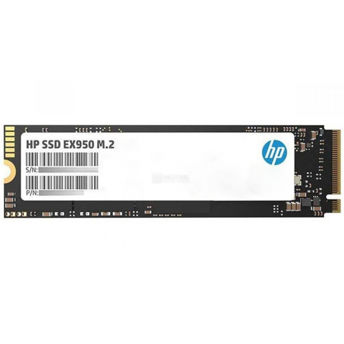 Внутренний SSD-накопитель HP EX950 2TB M2 2280, PCIe Gen3 x4, NVMe, 3D NAND, 1400 TBW, Черный 5MS24AA