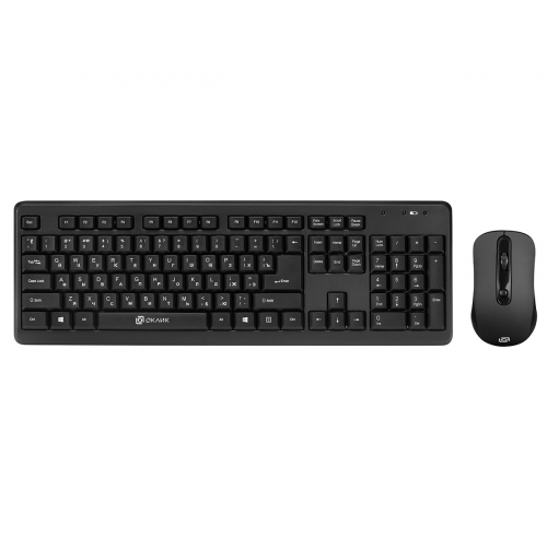 Клавиатура + мышь беспроводная Oklick 270M, Wireless/USB, Черный 337455