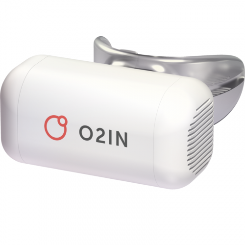 Дыхательный тренажер O2IN Basic Breath тренажер + белый чехол