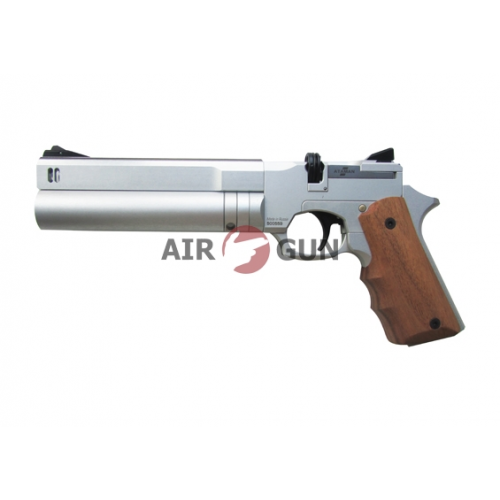 Пневматический пистолет Ataman AP16 компакт металл Silver 4,5 мм 412/S