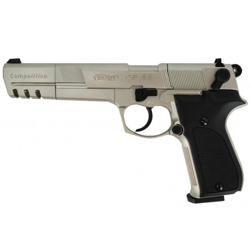 Пневматический пистолет вальтер Umarex Walther CP88 Competition nickel 4,5 мм